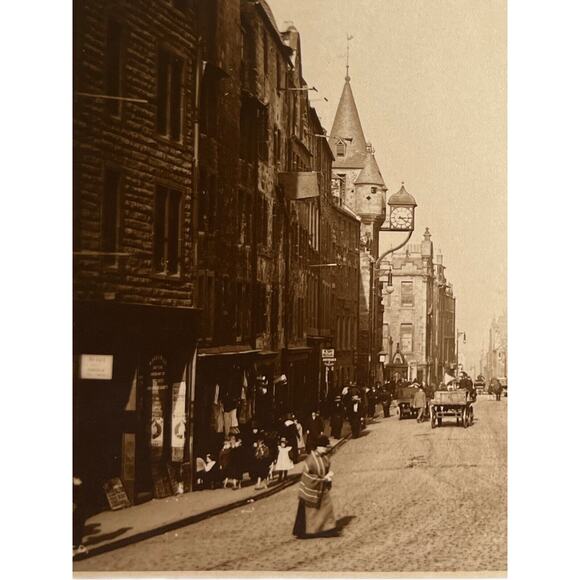 Atq RPPC Postcard Ephemera Early 1900s Picture Judges LTD Edinburgh Canongate - Picture 1 of 5